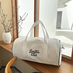 Borsone leggero in tela portatile borsone da viaggio per Sport all'aria aperta <span class=keywords><strong>e</strong></span> da viaggio per il Fitness borse da viaggio con chiusura a cerniera - Product Image 2