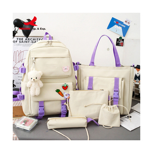 Most Popular Hot Selling High Quality <b>Backpack</b> Large Capacity 5 Piece Set Daily <b>Backpack</b> - Product Image 2