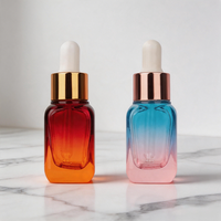 Emballage personnalisé de luxe pour cosmétiques, crème pour la peau, huile essentielle pour les cheveux, sérum, parfum, design carré plat