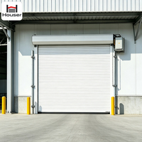 Porte à enroulement en aluminium anti-corrosion résistante aux ouragans pour centre logistique, fournisseur Chine