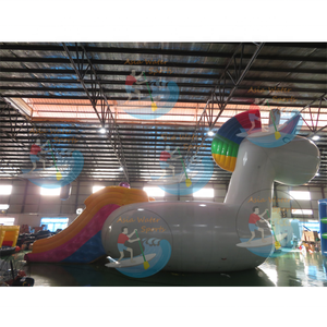 <span class=keywords><strong>Unicornio</strong></span> flotante inflable para parque acuático, 11MH, <span class=keywords><strong>gigante</strong></span>, con tobogán - Product Image 3