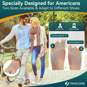 Oignon Coussin Attelle Lisseur 1 Paire Gros Orteil Intérieur Oignon Coussinets Relief Original Doux Oignon Chaussettes Porter Des <span class=keywords><strong>Chaussures</strong></span> Séparateur D'orteil - Product Image 5