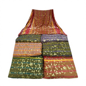 Elegante Vestido de Novia Africano de Encaje Kanga, Traje Tradicional con Bordados y Detalles de Cuentas, Mangas Largas, Algodón Ligero y Ecológico - Product Image 2
