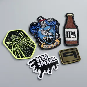 High Density Custom Brand Name clothing Woven Patches