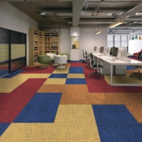 Dalles de moquette tuftées Milliken pour bureau, fourniture d'usine Foshan 2026, carrées, imperméables, 50x50cm, pour usage commercial