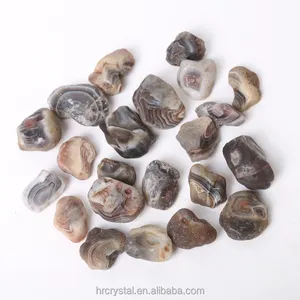 Wholesale Crystals Healing Stones Natural Lace Agate Banded Agate Crystal Tumble Stones