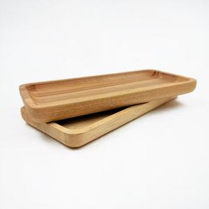 ถาดเสิร์ฟไม้กระถิน 25x12x2 ซม. ลายไม้ สำหรับตกแต่งบ้านและเสิร์ฟขนม - Product Image 1