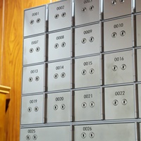 Xzhengsafes Schließfach mit Edelstahl-Fronttür und Doppelschlüsselsystem für Banken