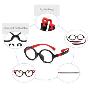 إطار نظارات للأطفال الأولاد والبنات, إطار نظارات للأطفال مصنوع من مادة السيلكا عالية الجودة متوفر للبيع بالجملة - Product Image 4