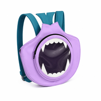 Sac à dos/sac à main/sac bandoulière personnalisé Shark Ita 2-en-1 avec fenêtre transparente pour affichage de badges, cadeau Kawaii pour fans d'anime pour elle