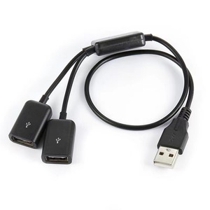 HUB USB Portátil - Conecta Dos Dispositivos USB 2.0 Simultáneamente (Ratón, Teclado, Unidad Flash USB, Control de Juegos) - Product Image 2