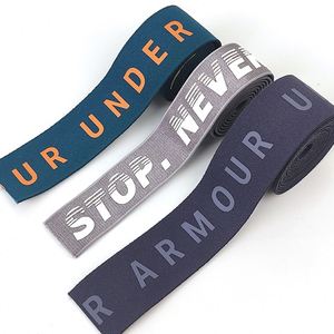 Custom 2.0Cm Wide Soft High Tenacity Waist <b>Webbing</b> Printed Garment Elastic Straps - Product Image 2