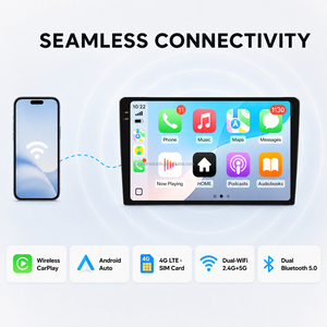 Autoradio Android 8GB 256GB FYT 7870 2K Universale 9-10 Pollici con <span class=keywords><strong>Carplay</strong></span>, Telecamera 360, Amplificatore DSP, 8 Core, Sistema Multimediale per Auto - Product Image 4