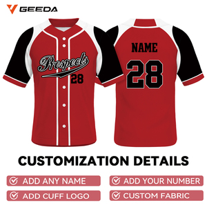 Uniforme de baseball haut de gamme, imprimé sur mesure, respirant, été, grande taille, maillot de baseball, vêtements de sport d'équipe, OEM ODM - Product Image 2