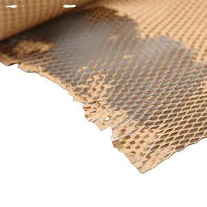 Genişletilebilir özel boyut anti-çarpışma petek sarma kağıdı rulosu ambalaj ve nakliye için yastık ambalaj malzemesi