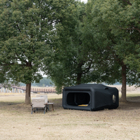 Tente de camping extérieure en tissu Oxford imperméable quatre saisons, épaisse, avec protection solaire en caoutchouc noir, ouverture rapide automatique, portable