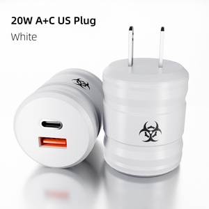 Cargadores de Teléfono Inteligente con Certificación CE ROSH, Tipo C, Gan Pd 20W, Carga Rápida Superfuerte, Enchufe de Pared, Cargador Rápido - Product Image 6