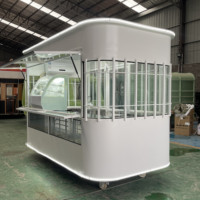 2025 nouveauté vente chaude sortie d'usine mobile café lait thé lait lait de soja jus frais légumes fruits salade voiture chariot