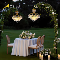 Lustre LED moderne, lustre de luxe nordique, centres de table pour mariage, lumières décoratives LED pour extérieur