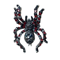 Pendentif de luxe en strass motif araignée, accessoires de perles en cristal pour animaux, fabrication de bijoux DIY pour chaînes de téléphone et sacs, vente en gros