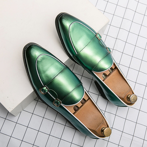 Nouvelles Chaussures Décontractées à Enfiler Grande Taille pour Hommes, Mocassins Pointus en Cuir PU de Marque pour Hommes - Product Image 6