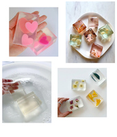 Base de Savon à la Glycérine Pure Transparente Bio et Végane à Faire Fondre et à Couler, Personnalisable pour la Fabrication DIY de Savons