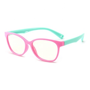 FLY 2020 nuevo modelo de filtro de luz azul que bloquea gafas de montura óptica de silicona para niños - Product Image 5