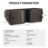 RAYHAYES KARA 212 Subwoofer Pasif Portabel Profesional dari Kayu Birch Ramah Lingkungan Impedansi 8 Ohm Output 2200W