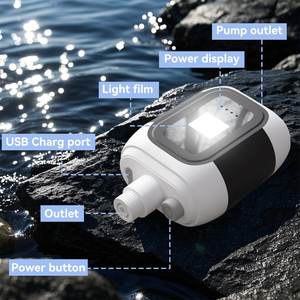 ปั๊มน้ำฝักบัวไฟฟ้าแบบ USB 4500/6000/7800MAH ติดตั้งบนพื้นสำหรับตั้งแคมป์ฝักบัวสำหรับปีน10L/ทัวร์20L - Product Image 3