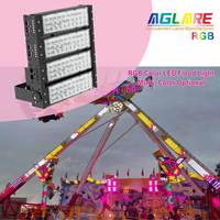 Projecteur LED RGB extérieur étanche IP65 200w DMX pour parc à thème