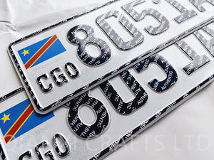 Matrícula de coche de Burundi personalizada Ruanda Tanzania RDC Congo Uganda Matrícula - Product Image 3