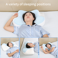 Oreiller orthopédique ergonomique en mousse à mémoire de forme à rebond lent pour le soutien de la colonne cervicale pour le sommeil profond