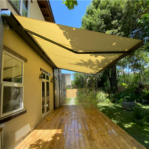 Système de pergola bioclimatique rétractable avec toit en aluminium, commande à distance, protection UV, motorisé, pour balcon, terrasse, <span class=keywords><strong>piscine</strong></span> - Product Image 3