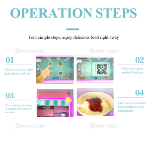 Distributeur automatique commercial entièrement automatique de lait de fruit, d'eau et de smoothie avec paiement par carte de crédit et pièces de monnaie - Product Image 3