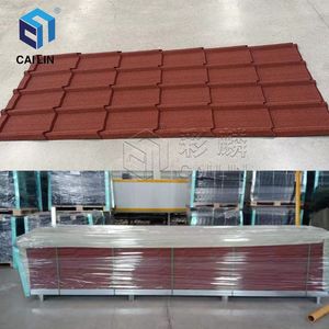 Aislamiento térmico de alta calidad al por mayor 6 <span class=keywords><strong>metros</strong></span> de largo Span hoja de <span class=keywords><strong>techo</strong></span> de Metal recubierto de piedra <span class=keywords><strong>para</strong></span> techos de fábrica de Villa - Product Image 5