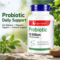 Suplemento Probiótico Shecome Personalizado de 15 Mil Millones de UFC para Hombres y Mujeres, Apoya la Flora Intestinal Saludable, Cápsulas Probióticas Dietéticas