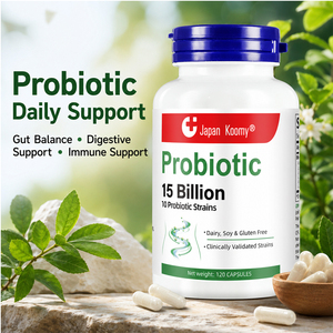 Suplemento Probiótico Personalizado de 15 Mil Millones de UFC para Hombres y Mujeres, Apoya la Flora Intestinal Saludable, Cápsulas Probióticas Dietéticas - Product Image 6