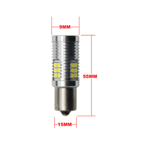 หลอดไฟ LED ไฟเลี้ยว Autodragons 30W 1156 1157 Bau15s 7440 7443 Canbus ไม่มีอาการกระพริบ 3030smd สีขาวและสีเหลืองอำพัน - Product Image 6