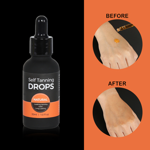 OEM Venta al por mayor Vegan Sunless Self Tanning Drops Suero Bronceador Cuerpo y bronceado <span class=keywords><strong>facial</strong></span> - Product Image 5