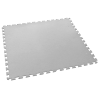 Tapis de sol en mousse EVA noir extra épais, réversible, pour salle de sport et piscine, excellent rapport qualité-prix