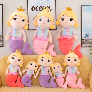 Almohada <span class=keywords><strong>de</strong></span> <span class=keywords><strong>Sirena</strong></span> <span class=keywords><strong>de</strong></span> Dibujos Animados con Forro <span class=keywords><strong>de</strong></span> Malla Bordado, Regalo Conmemorativo para el Museo Oceánico - Product Image 3