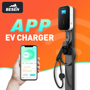 BESEN ที่กําหนดเองสถานีชาร์จรถยนต์ไฟฟ้า 7kW 1Phase APP Android และระบบ <span class=keywords><strong>iOS</strong></span> <span class=keywords><strong>6</strong></span>.1m สาย 32A Wallbox EV Charger - Product Image 2