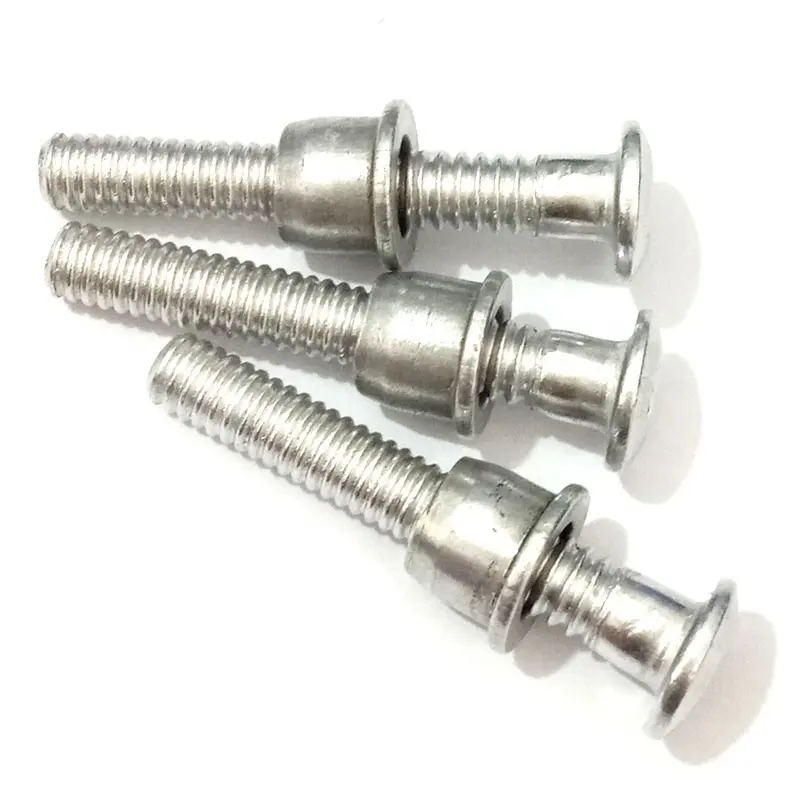 4.8/6.4/9,6mm Aluminium Brazier kopf Lockbolts Schloss Bolzen Ring-rillen Niet Lock Pin Lockpins