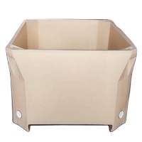 Boîte à poisson en plastique rotomoulé avec logo personnalisé, 660 700, boîte à poisson et à nourriture isolée, conteneur en plastique industriel pour garder au froid, au chaud ou frais
