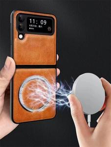 เคสฝาพับโทรศัพท์แม่เหล็กสำหรับ Samsung Galaxy <span class=keywords><strong>Z</strong></span> <span class=keywords><strong>Flip</strong></span> 6 <span class=keywords><strong>Z</strong></span> <span class=keywords><strong>Flip</strong></span> 5/<span class=keywords><strong>4</strong></span>/3สินค้าอินเทรนด์สำหรับ Samsung Galaxy <span class=keywords><strong>Z</strong></span> - Product Image 4