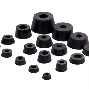 Zwarte antislip meubelpootjes van rubber, rubberen buffer voor meubels - Product Image 3