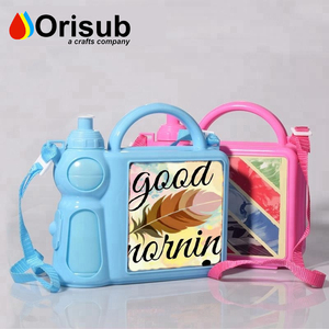 Làm Cho Thiết Kế Riêng Của Bạn Trống Thăng Hoa Nhựa Tùy Chỉnh Bento Hộp Ăn Trưa Trẻ Em - Product Image 6