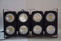FourEyes Audience 4x100W COB LED Projecteur de Spectateur, Éclairage de Parking Blanc Chaud et Blanc, Lumières DJ, avec Contrôle DMX512