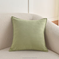 Housse de coussin 18*18 avec un design élégant, douce et luxueuse, décorative pour canapé, lit et décoration intérieure