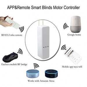 Persiana enrollable con cadena motorizada inteligente, persiana con Motor, funciona con la aplicación Tuya - Product Image 2